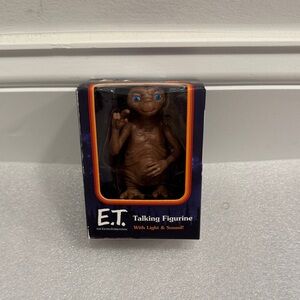 E.T. Talking Figurine with Light and Sound & mini book NIB